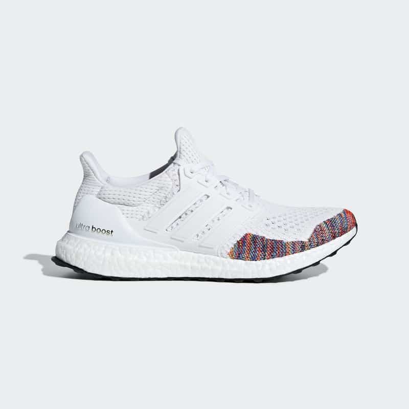 White ultra store boost rainbow